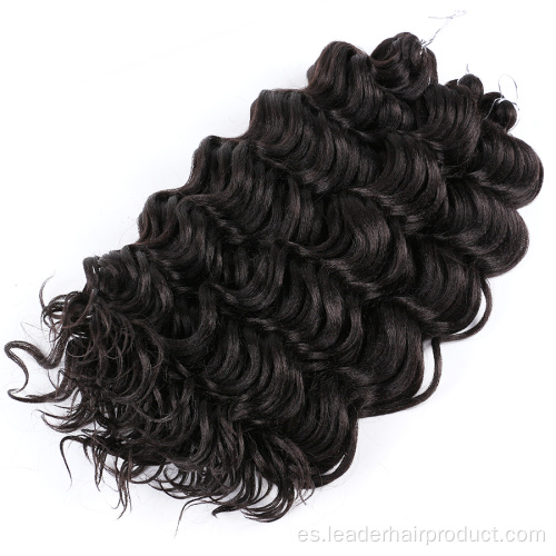 Extensiones de cabello sintético Faux Locs Curly Ocean Wave
